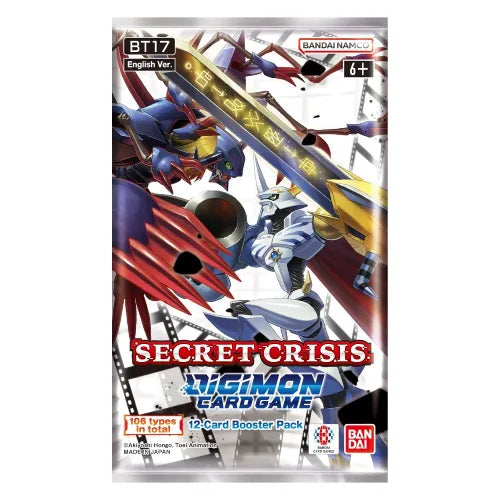 Digimon | BT-17 | Secret Crisis | Booster Pack